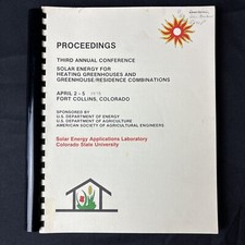 Vintage 1978 Colorado State University Solar Energy Applications Proceedings