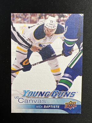 Nick Baptiste UD Canvas Young Guns 2016-17 Upper Deck Series 2 #C221 Sabres