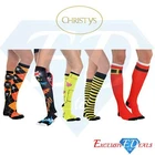 Adult Women's Cosplay Adult Knee High Patterned Socks UK Size 6/8 (Dress Up)