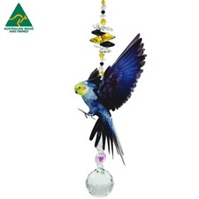 Cockatiel Crystal Suncatcher gift (Kookaburra Galah parrot) suncatchers AU