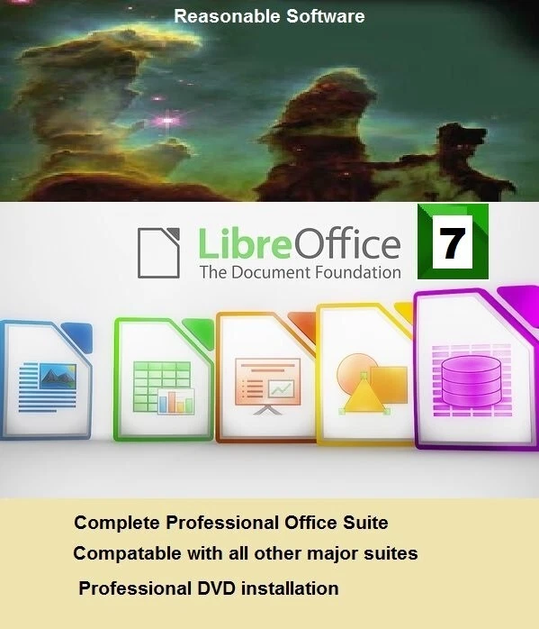 Libre Office 2025 Word Processor Database Excel compatible professional pro - Image 2 of 4