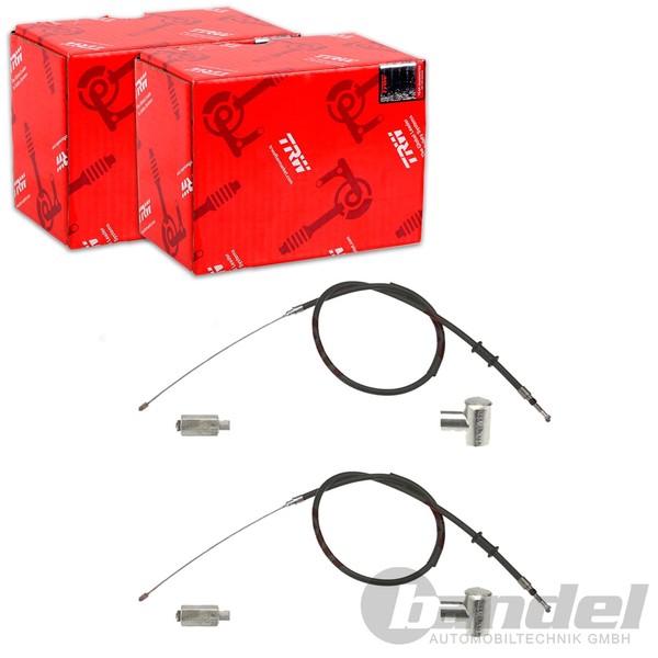 2X TRW Handbremsseile Passend FüR CitroËN Jumper Fiat Ducato Peugeot Boxer-image
