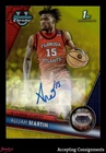 2023-24 Bowman Chrome Uni Prospect Yellow Alijah Martin 1ST ROOKIE AUTO 63/75