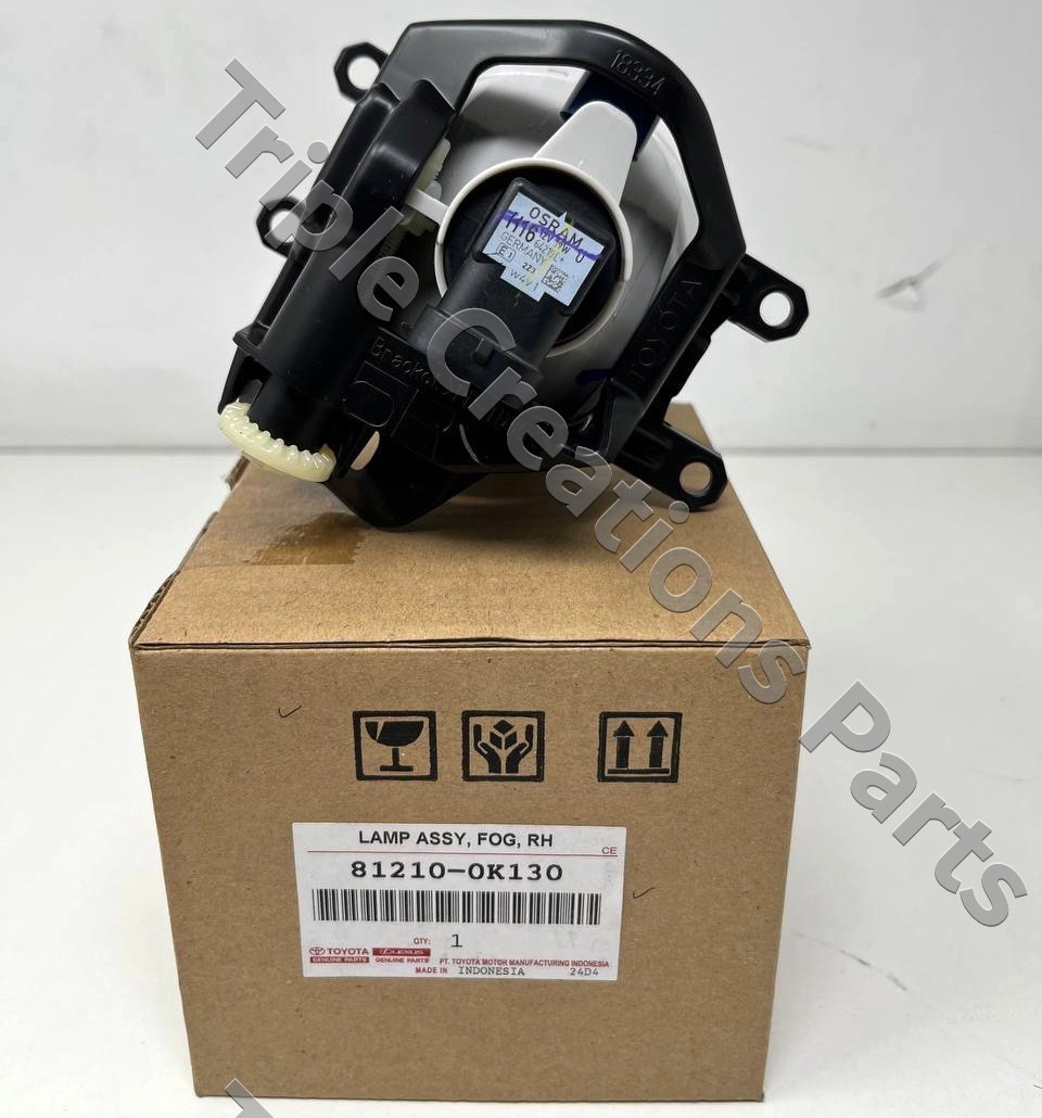 Toyota Genuine 81210-0K130 Lamp Assy Fog RH 812100K130 OEM | eBay