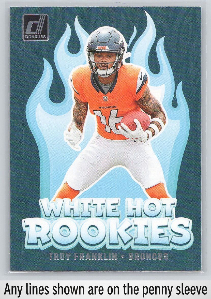 2024 Donruss #WH7 Troy Franklin White Hot Rookies