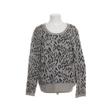 Saint Tropez, Strickpullover, Größe: L, Grau/Mehrfarbig, Leopard, Damen #yOr