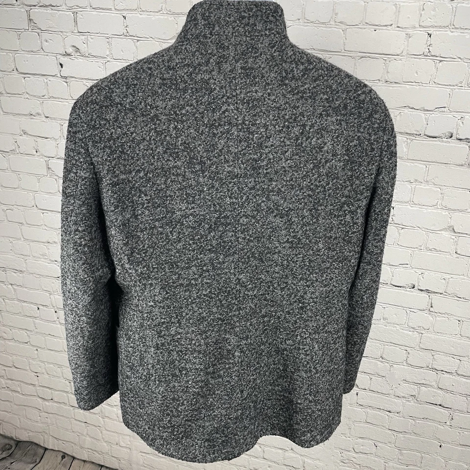 Bugatti Grey Cotton Wool Blend Buttoned Inner Pockets Jacket Size 48 US Large L - Image 2 of 4