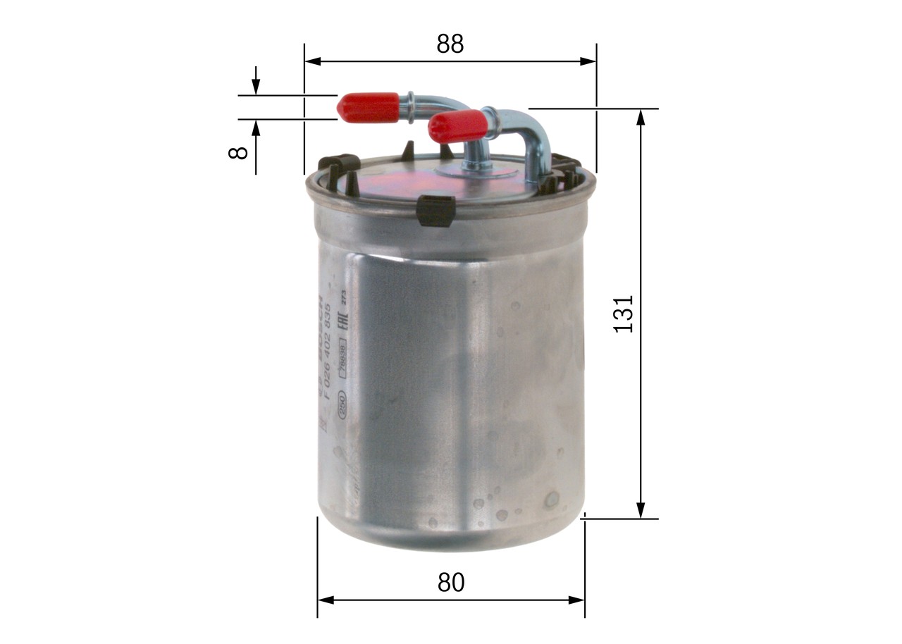 Fuel Filter fits SKODA FABIA NJ3, NJ5 1.4D 14 to 22 Bosch 6C0127400 6C0127400A - Image 70