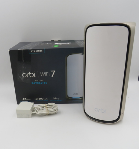 NETGEAR Orbi 970 Series Quad-band Mesh Wi-Fi 7 Satellite Expand your Network