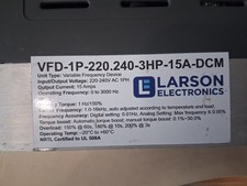 1 PC NEW 1 PHASE 220-240V AC 3HP VFD INVERTER 15 AMP OUTPUT