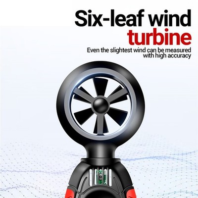 Hand-Anemometer Outdoor Wind��berwachung Genauigkeit ��2% ��2��C Luftfeuchtigkei