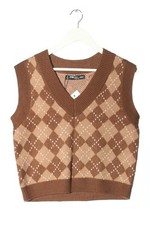 FB SISTER Bikerweste Damen Weste Gr. DE 32 schwarz-nude-wollweiß Casual-Look