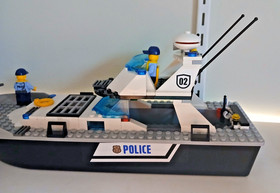 LEGO CITY Police Patrol Boat 60129 100% complete - no box-online instuctions