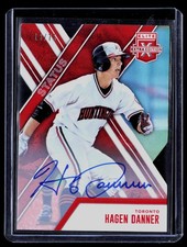 2017 Panini Elite Extra Edition #61 Hagen Danner Autographs Die Cut Red #/75