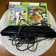 Microsoft Xbox 360 Kinect Sensor Model 1414 mit 2 Spielen gebraucht