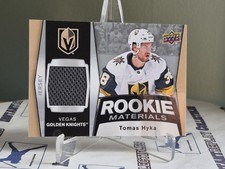 2018-19 Tomas Hyka Upper Deck Rookie Materials Jersey Card #RM-TH EX/NM *Notes