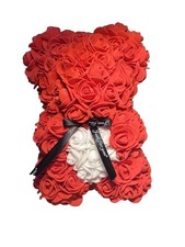 Rose Bear Heart Artificial Flower Rose Teddy Bear