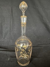 LOUIS XV GOLD MODEL BACCARAT CRYSTAL BOTTLE CARAFE N02