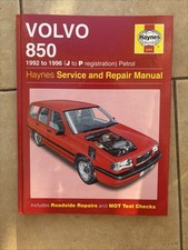 HAYNES. VOLVO 850 1992-6(J-P) Petrol Service and Repair Hardback Book. Brand New