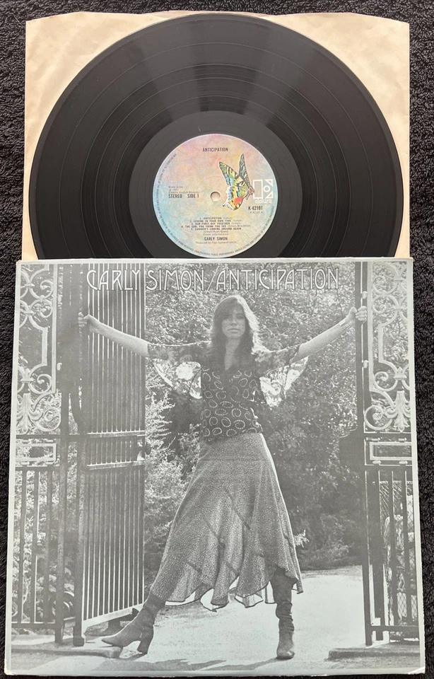 Carly Simon – Anticipation Vinyl LP 1st PRESS 1971 CLEANED/TESTED VG/VG+ VIDEO - image 2 of 4