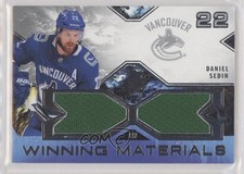 2021-22 SPx Winning Materials Daniel Sedin #WM-DS HOF 0il7