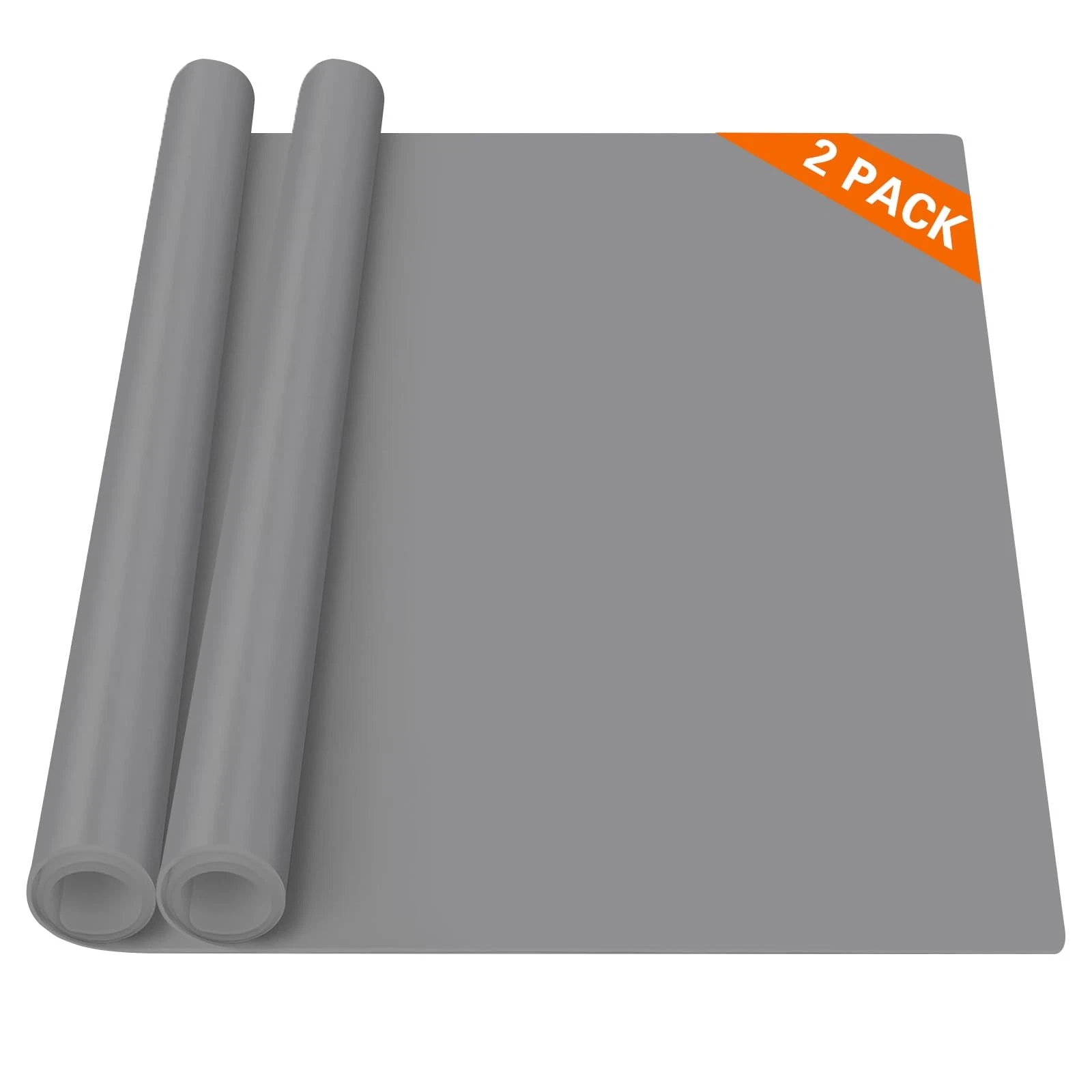 2 Pack Silicone Mats, 35.4"x23.6" Silicone Mats for Kitchen Counter, 2MM Thic...