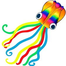 Large Octopus Kites for Kids  Adults,Big Kite for Beginners, Kites for Kids ...