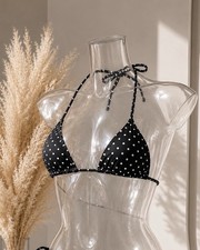 New Victoria  s Secret Polka Dot Bikini Top