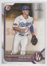 2022 Bowman Draft Sean McLain #BD-50 6tw