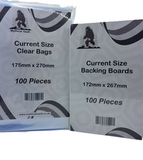 300 Resealable Comic Book Bags And Boards Bundle*:*CURRENT SIZE