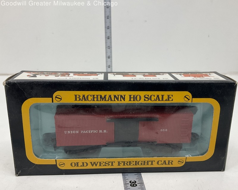 Bachmann Red Black Union Pacific Old West Gondola HO Scale Freight Car 1412