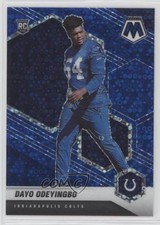2021 Panini Mosaic Rookies No Huddle Blue Prizm 12/75 Dayo Odeyingbo #357 5u3