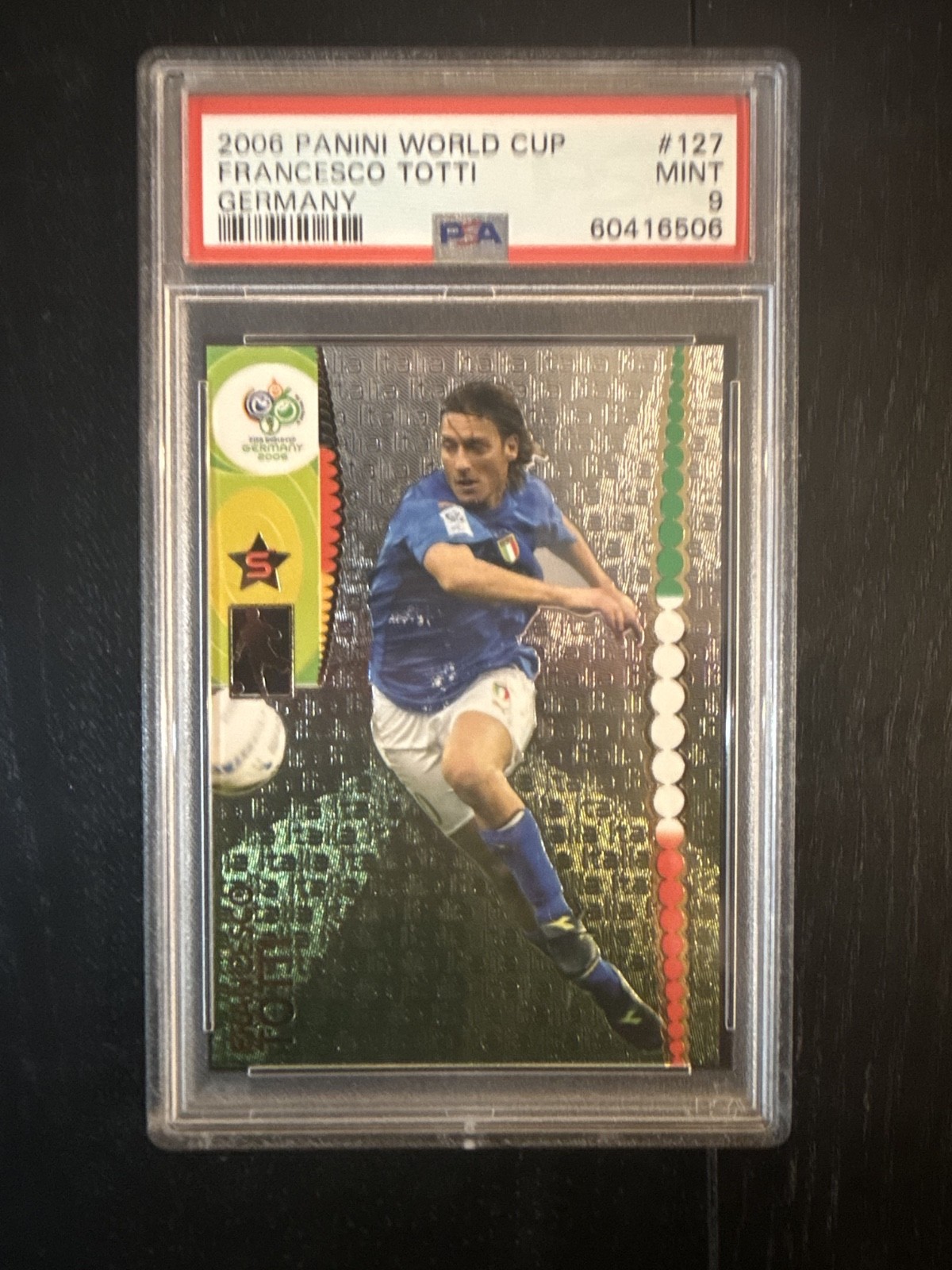 2006 Panini FIFA World Cup Germany Francesco Totti #127 PSA 9 MINT