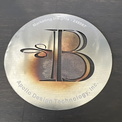 Apollo Design Technology Metal Gobo Template DECORATIVE LETTER B Size B
