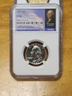1961 NGC PF66 90% Silver Proof Washington Quarter 25c Portrait