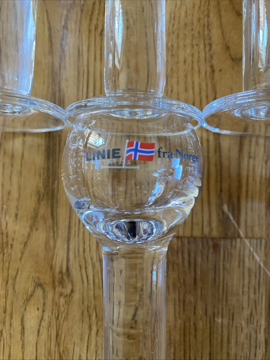 Bar & Glas Linie Fra Norge Aquavit Gläser – Set Aus 6 Stück, Für Schnaps & Spirituosen