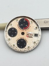 sector diving team 7750 29.5mm automatic chronograph dial quadrante