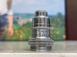 Leitz Wetzlar 16mm Apochromat 12:1 objective lens microscope eyepiece microscope