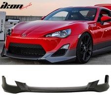 Fits 13-16 Scion Frs Five Design Style Front Bumper Lip Spoiler Unpainted Black
