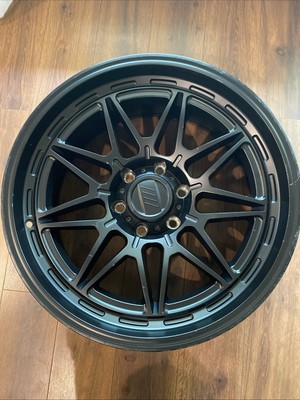 Pro Comp PA202 Basecamp 20x9 +0 Matte Black Wheel 6Lugs QTY 1)