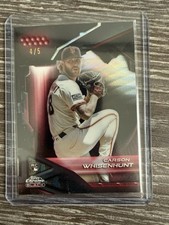 2025 Topps Chrome Black Carson Whisenhunt Refractor /5
