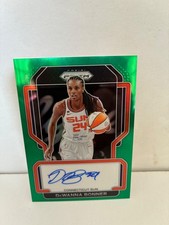DeWanna Bonner 2022 Panini Prizm  Green Auto SG-DWB