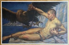 Carl Hornung-Jensen / Kristian Zahrtmann - Prometheus painting painting 1941