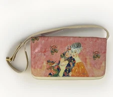 Icon Shoes Leather Handbag Gustav Klimt “The Friends” Painting 