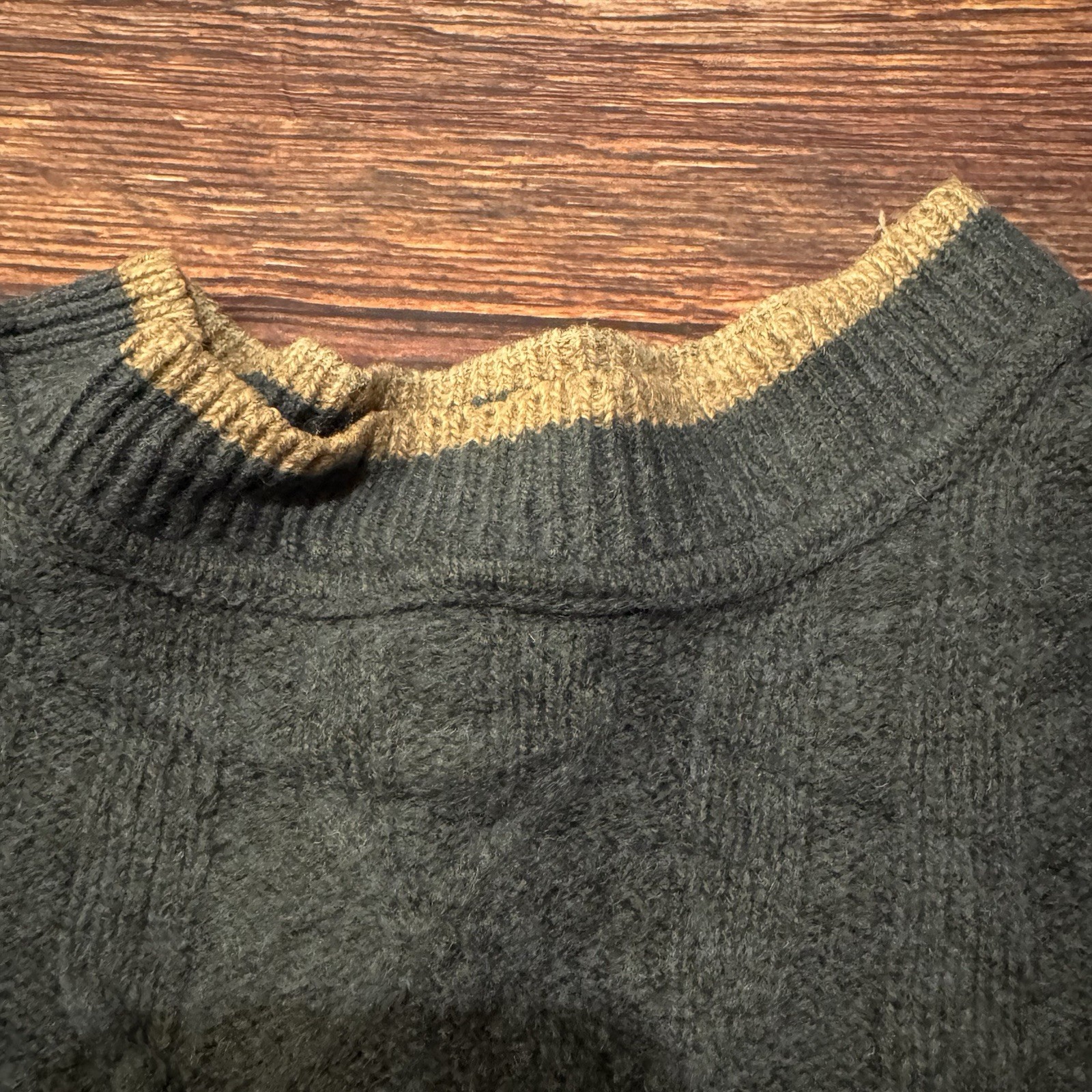 Vintage Lacoste Sport Blue Wool Blend Cropped Jumper Women’s Size 5 Large thumbnail 6