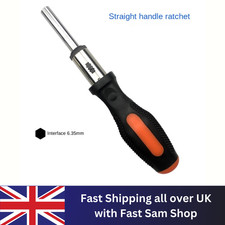 Adjustable Ratchet Screwdriver Handle Steel Screwdriver Machine Extension Socket