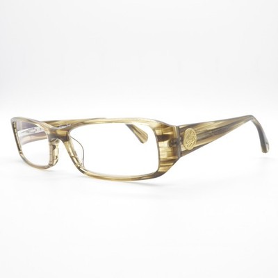 Sean John Brille SJ2023 Unisex Gestreift Braun Vollrand Kunststoffbrille Brillengestell