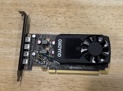 NVIDIA Quadro P620 2GB Low Profile GPU 4x Mini DP Tested Working