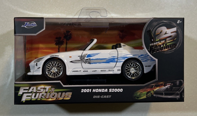 NEW 2026 JADA FAST & FURIOUS REMIX 25 YEARS 2001 HONDA S2000