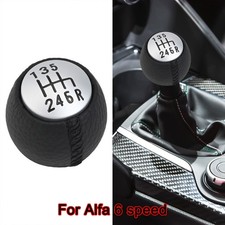 Aesthetic Upgrade Leather Gear Shifter For Alfa GT Fits Models 147 & 166
